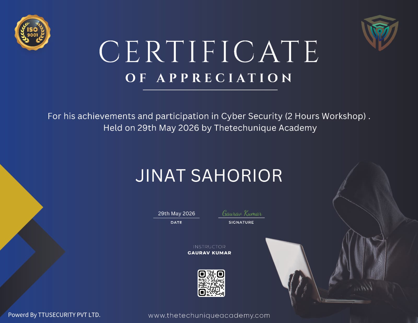 Certificate 6